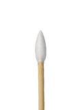 Double Sided Tapered and Cylinder Tip 6" Wood Handle Cotton Tipped Weapon Cleaning Swabs Non-Sterile