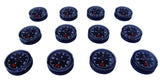 Type-III 12pc Liquid Filled 20mm Compasses for Emergency Survival Kits and Paracord Bracelets