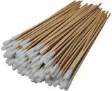 Single Sided Regular Tip 6" Wood Handle Cotton Tipped Weapon Cleaning Swabs Non-Sterile