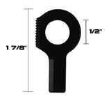 Type-III Black Serrated Loop Striker and Knife for Paracord Projects/Fire Starter