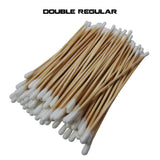 Type-III 200pc 6" Wood Handle Cotton Tipped Weapon Cleaning Swabs Non-Sterile
