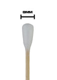 Single Sided Large Tip 6" Wood Handle Cotton Tipped Weapon Cleaning Swabs Non-Sterile