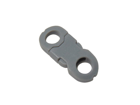Type-III 1/4" Grey Side Safety Release Buckles for Paracord Bracelets, Necklaces, and Lanyards