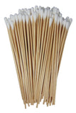 Single Sided Regular Tip 6" Wood Handle Cotton Tipped Weapon Cleaning Swabs Non-Sterile