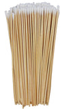 Single Sided Mini Tip 6" Wood Handle Cotton Tipped Weapon Cleaning Swabs Non-Sterile