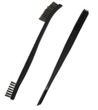 Type-III 7" Black Double Sided Stainless Steel Gun Cleaning Brush Set